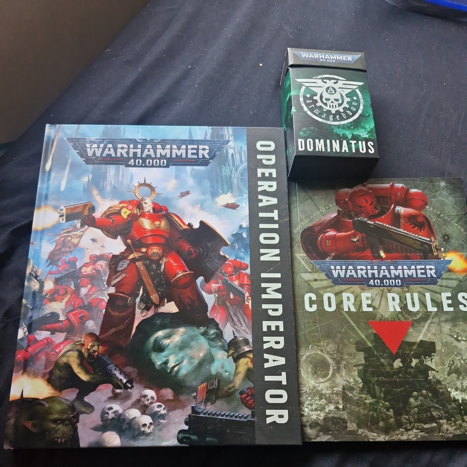 40k rule book Operation Imperator Dominatus Cards Armageddon. warhammer