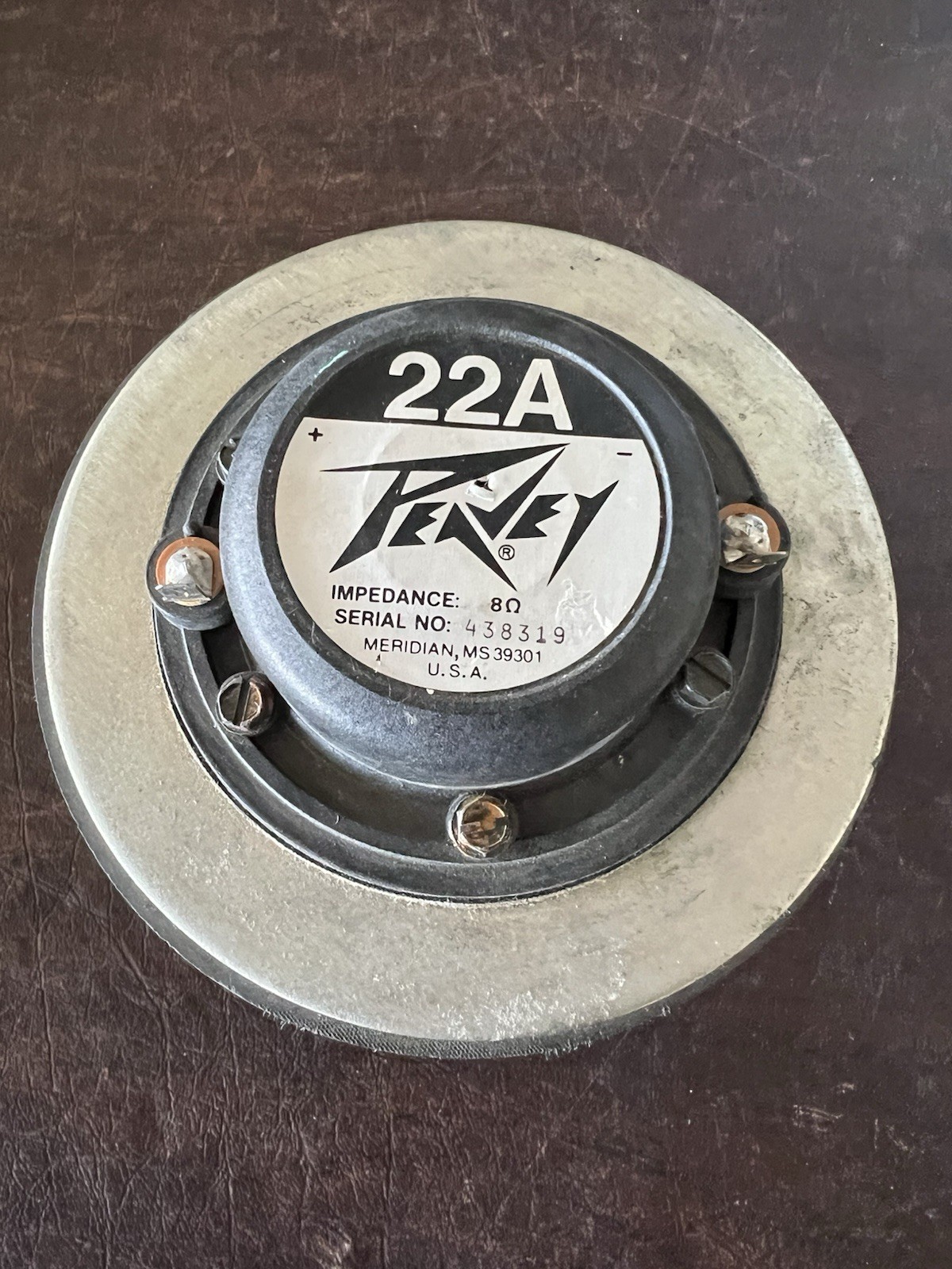 Vintage Peavey 22A Compression Horn Driver