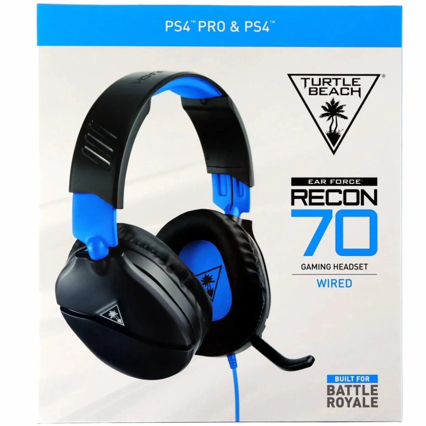 Turtle Beach Recon 70 - Wired Gaming Headset For Ps4 / Ps5 In Black / Blue