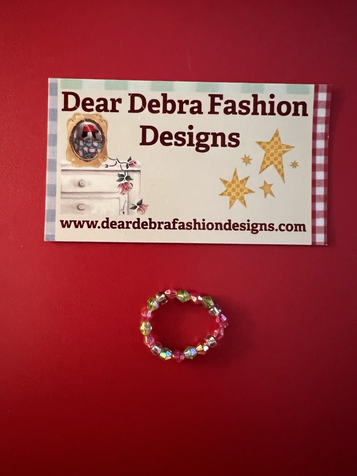 Beaded Ring One Size Fits All