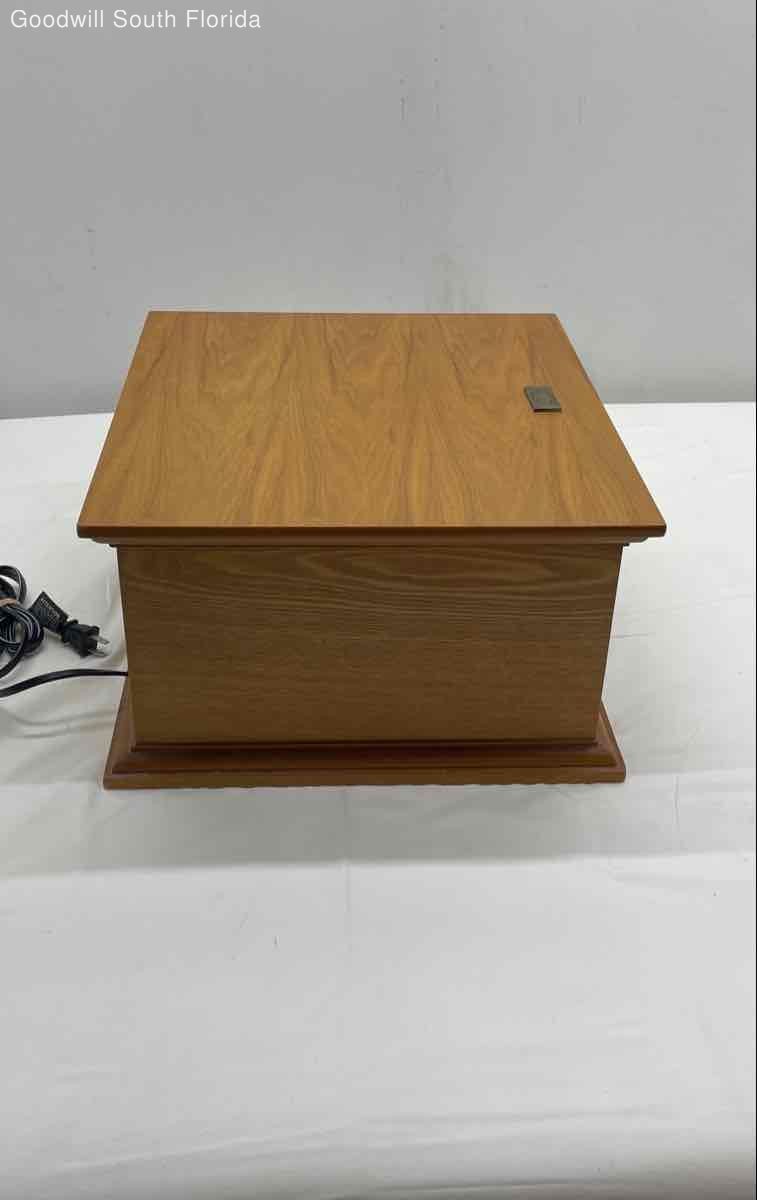 Spirit Of St Louis Ansonia Wood Finish CD Player AM/FM Turntable Not Tested