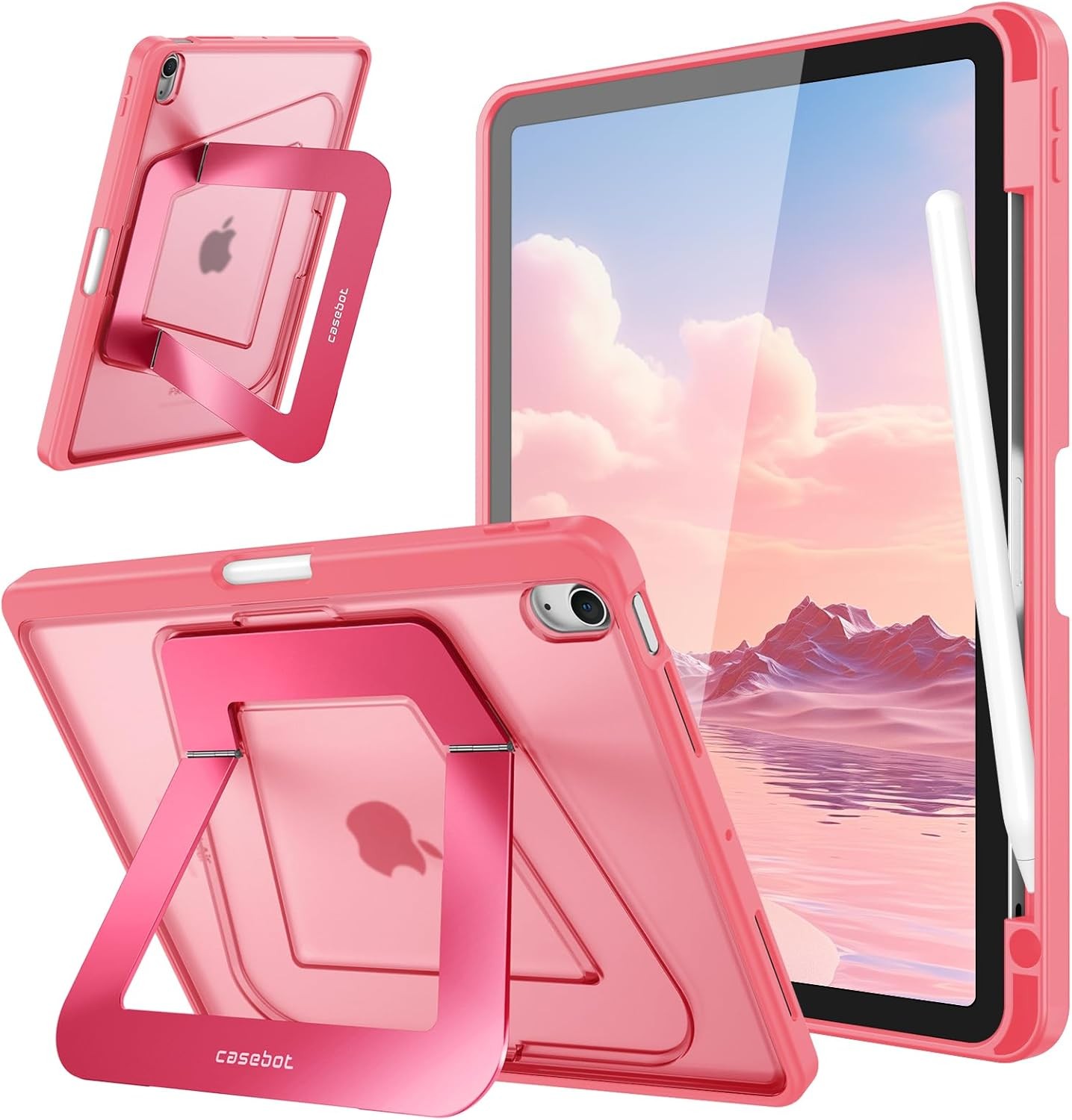Shockproof Case for iPad Air 11-inch M4/M3/M2 (2026/2025/2024) Kickstand Cover