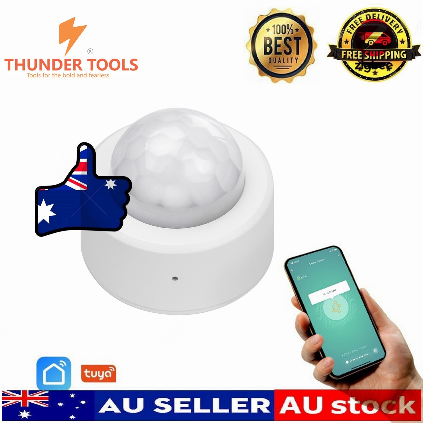 Thunder Tools ZigBee Motion Sensor Alarm Smart Human Body Induction PIR