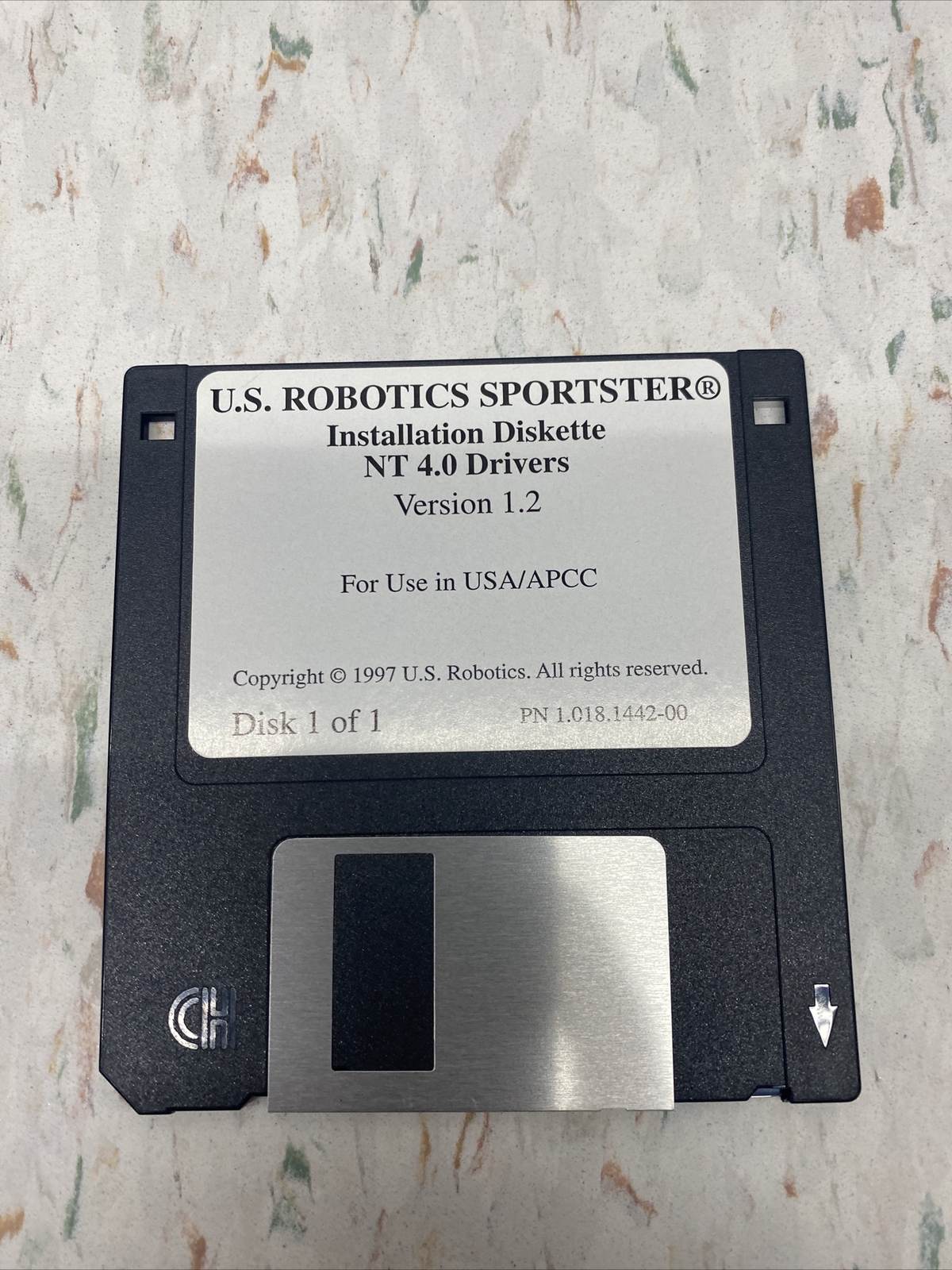 U.S. Robotics Sportster Installation Diskette NT 4.0 Drivers Version 1.2 1997