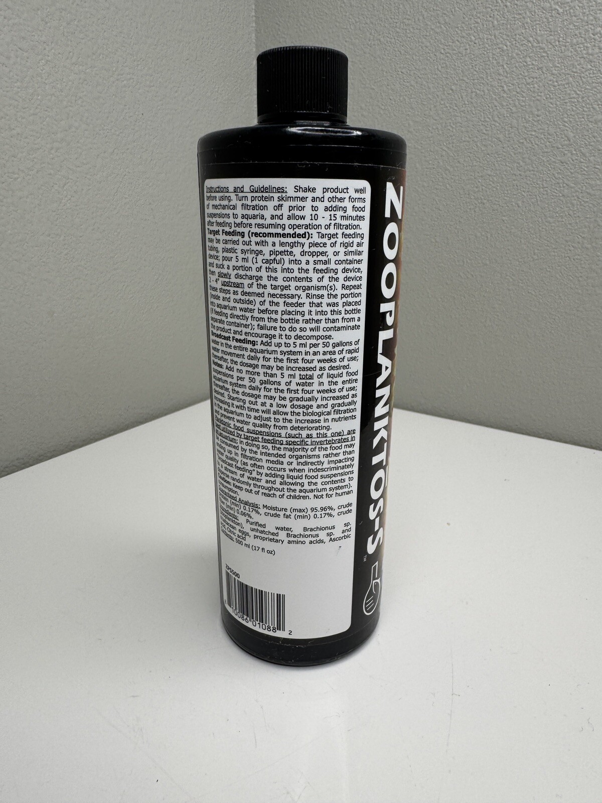 Brightwell Zooplanktos-S - Zooplankton 50-300 Micron 500mL Fish Tank Additive