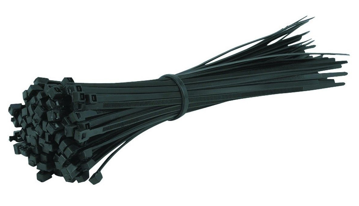 1000 PC Pack 8" Inch Black Network 50 LBS Zip Nylon Cable Cord Wire Tie Strap UL
