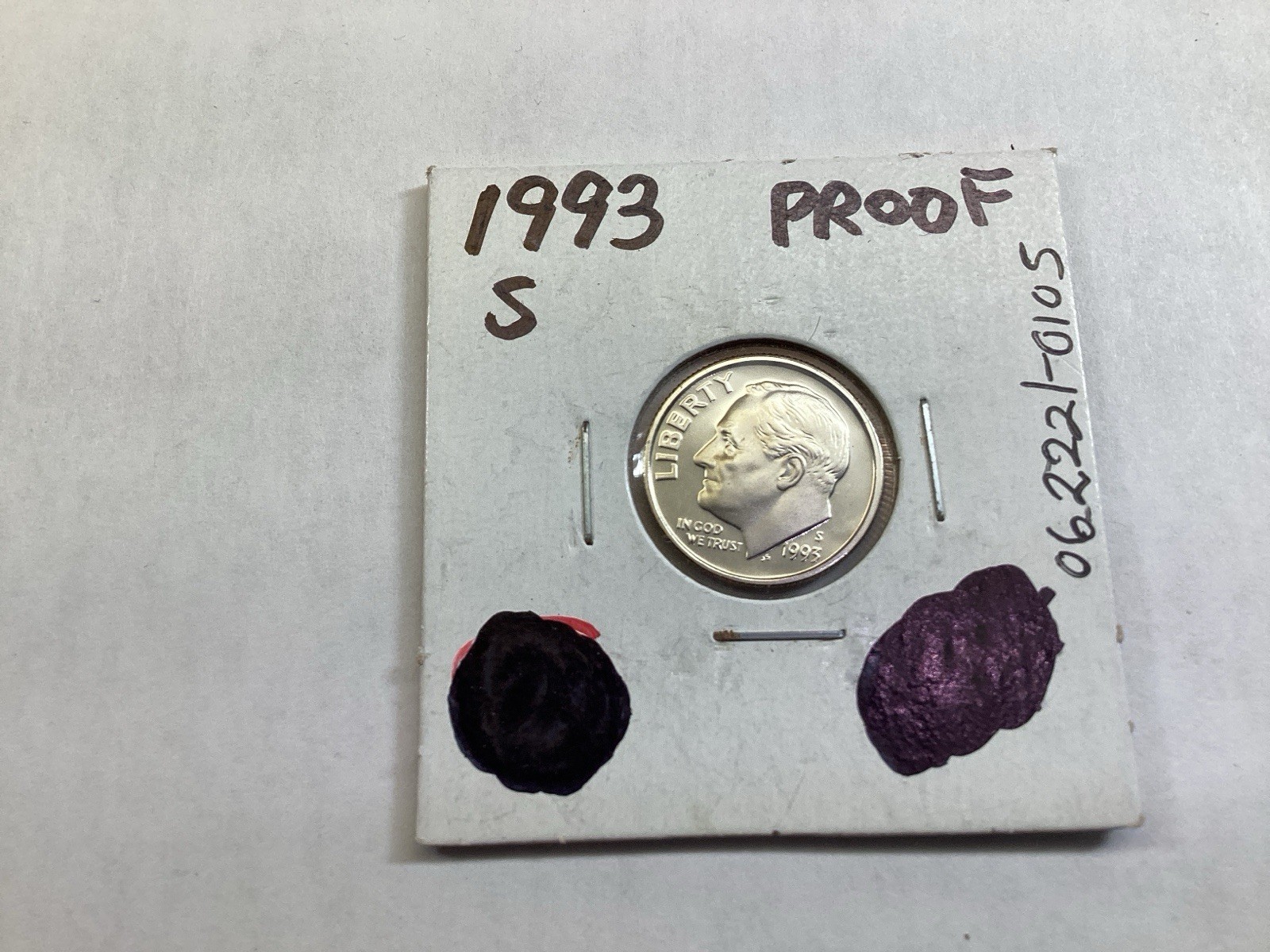 1993 S San Francisco Clad Proof Roosevelt Uncirculated Dime. 062221 0105r