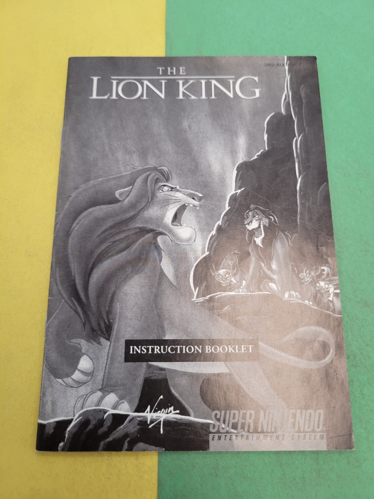 The Lion King  |  Super Nintendo  |  Manual