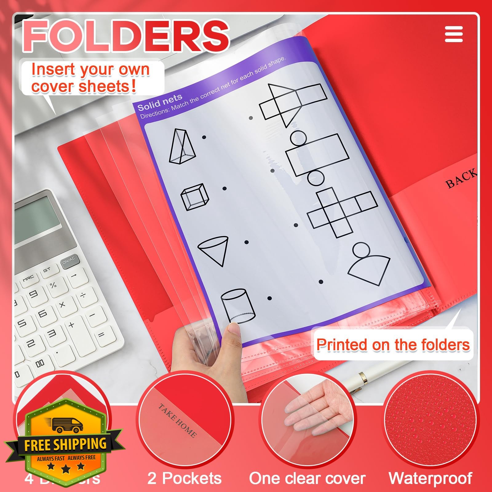 Henoyso 12 Red Folders