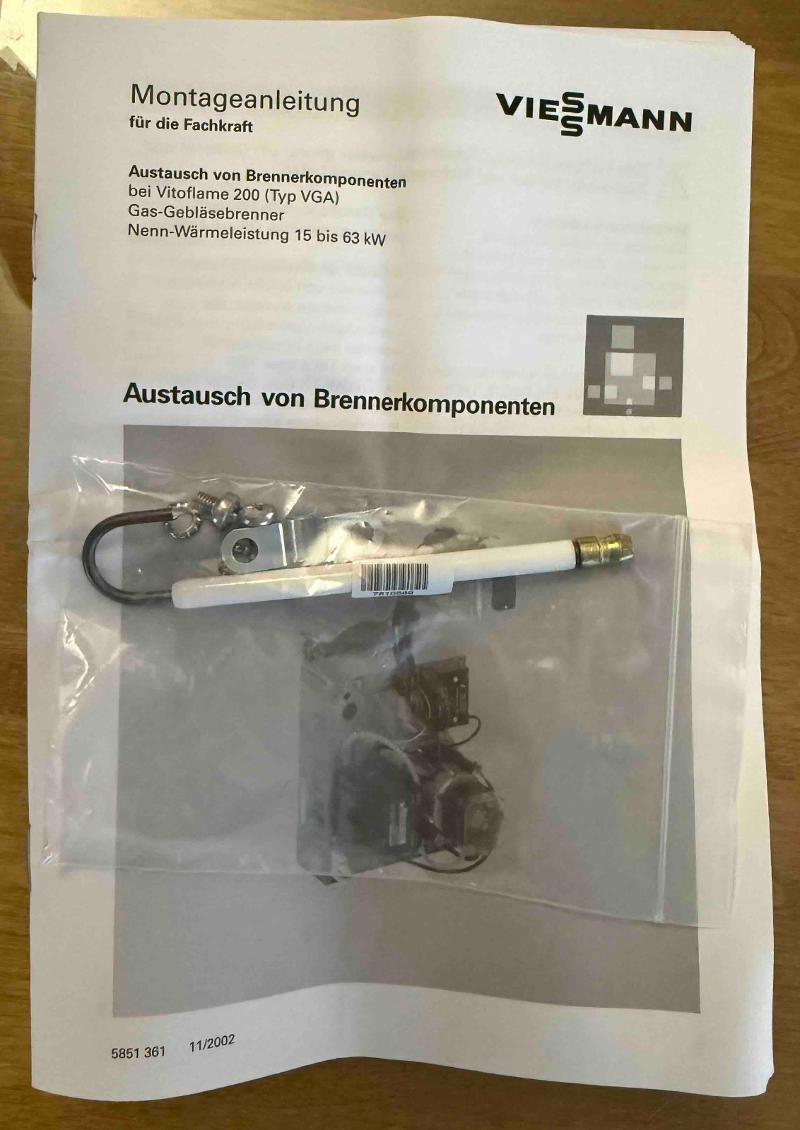 Viessmann Ignition Electrode 7810589