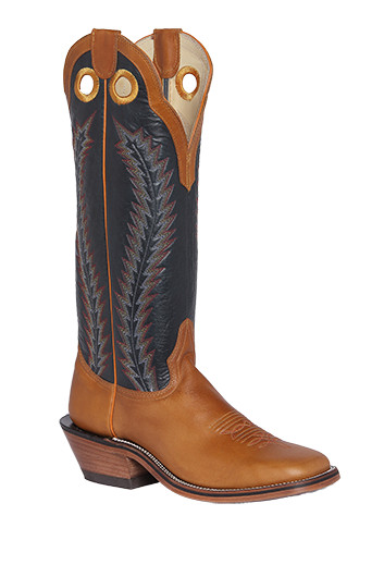 Hondo Boots 4014 Honey Crazy Horse 16″ Navy Volcano Top Toe 12