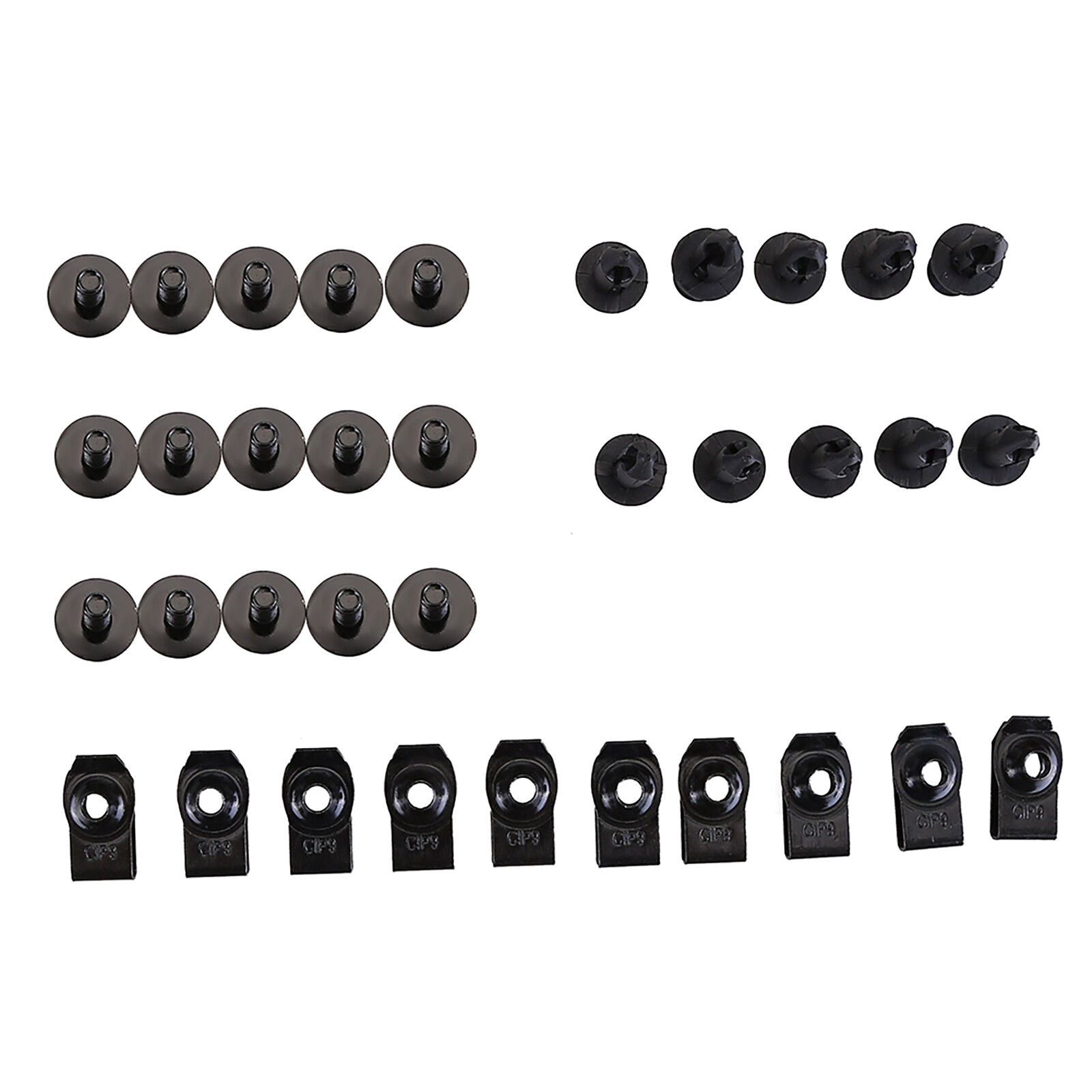 35PCS For Mazda Engine Under Cover Splash Shield Guard Body Bolts & U-nut Clips