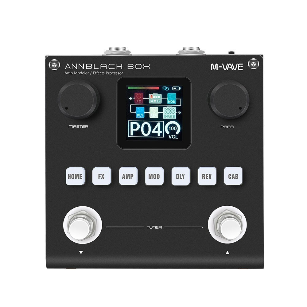 ANNBLACK BOX Amp Modeler Effects Processor w/ 1.54" Color Screen f/Guitar