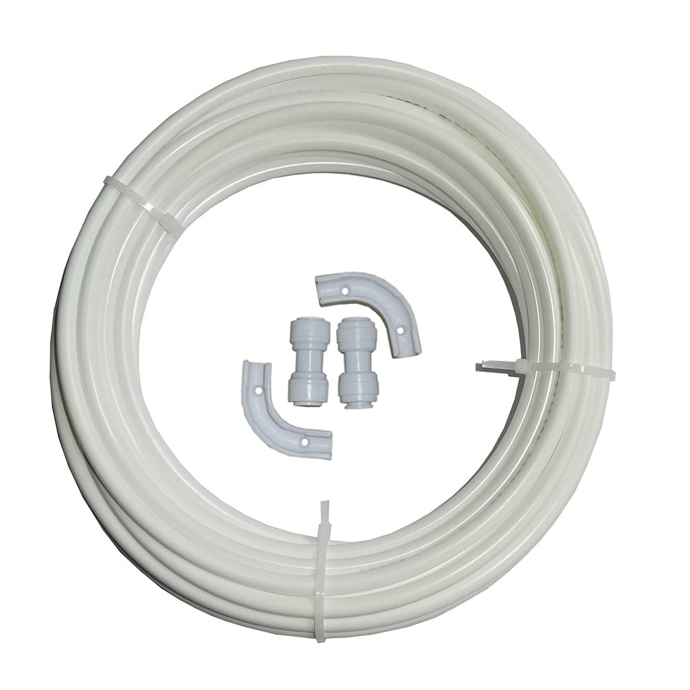 YZMSZ 1/4 Inch O.D. tube Lenght 16.4Ft (5m) inch OD, 16.4 feet, White