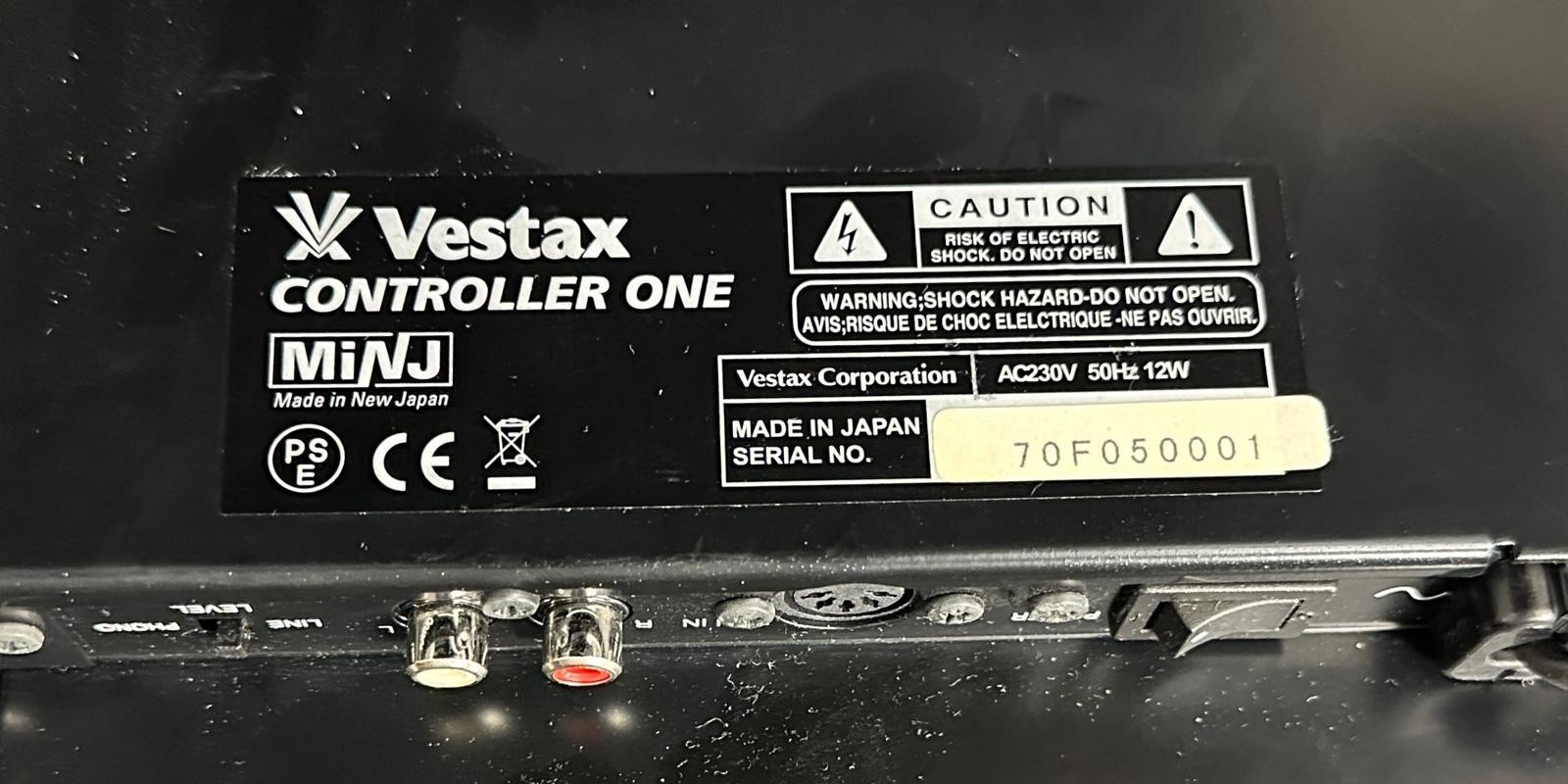 Vestax Controller One - Rare Performance Turntable Made in Japan