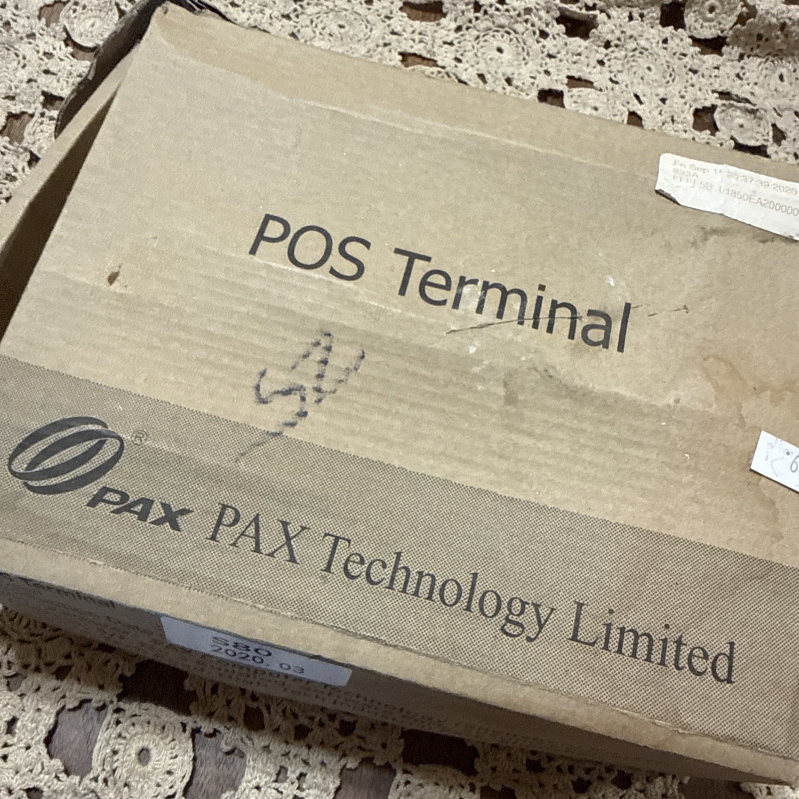 PAX S80 POS Terminal In Original Box UNTESTED SEE DESCRIPTION