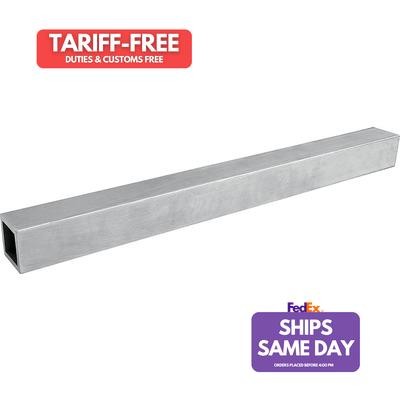 Allstar ALL22256-7, One Natural Aluminum Alum Square Tubing 3/4In X 3/4In X 7.5F