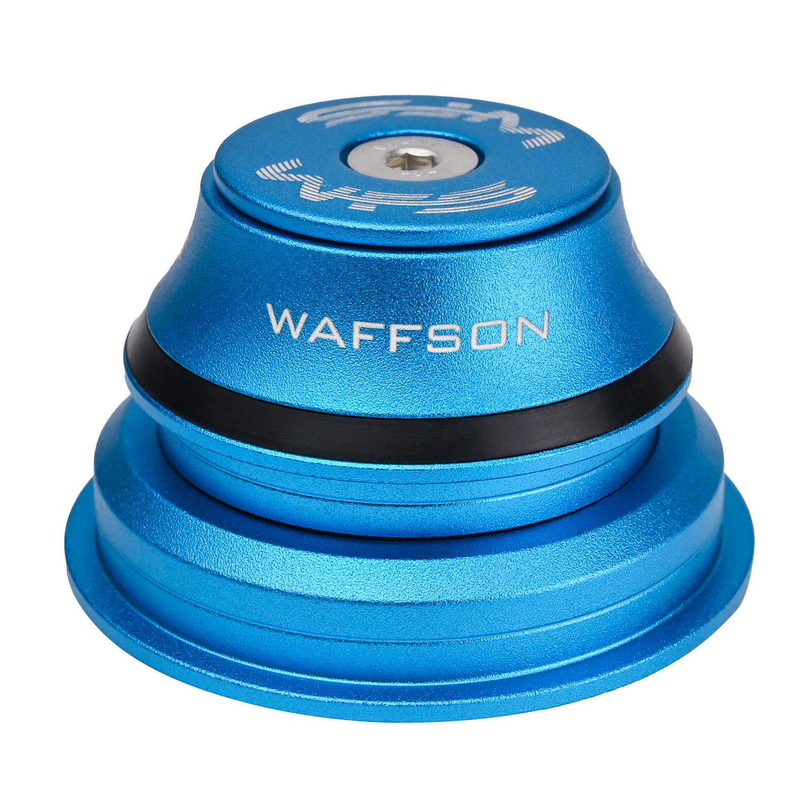 WFS HY875 1-1/8 -1-1/2 Semi-Integrated Threadless Headset 15.4mm Top Cone, Blue