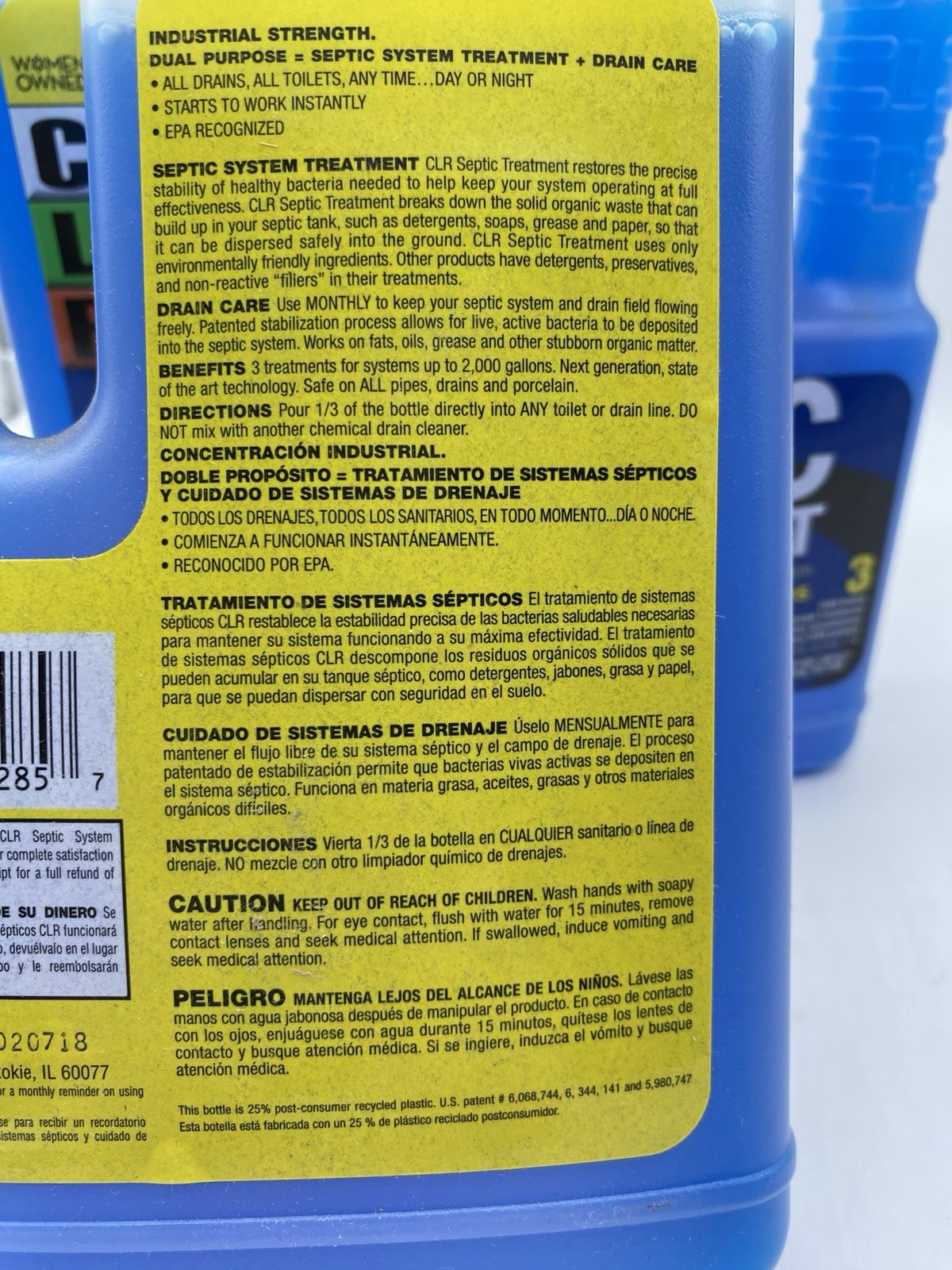 3 CLR Healthy Septic System Microbial Support Treatment 28 Oz Each Bs320
