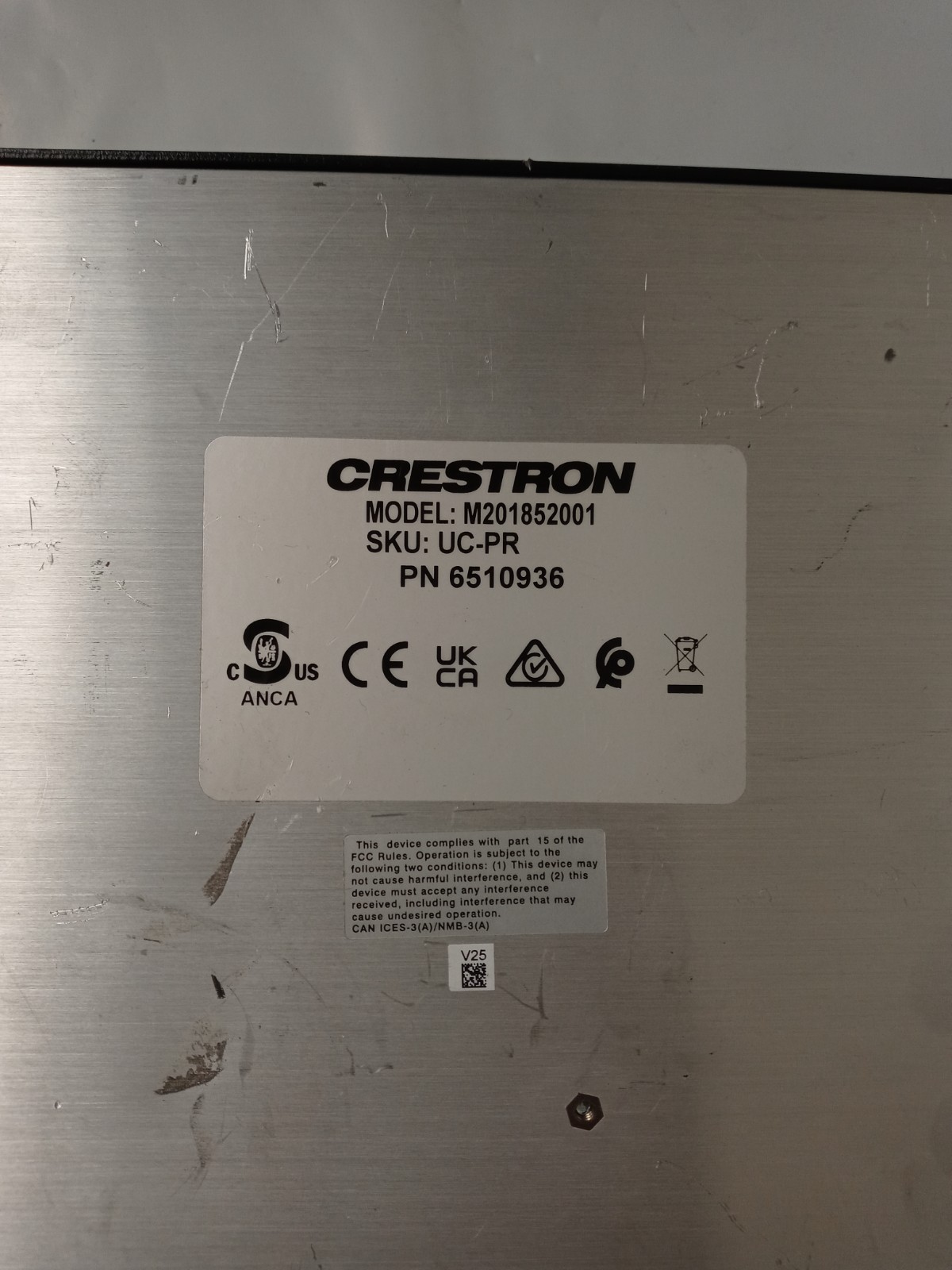 Crestron M201852001 UC-PR Presentation Transmitter NO AC-ADAPTER