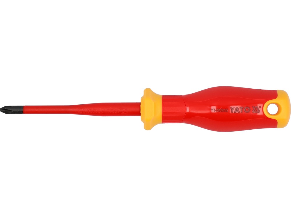 Yato Insulated Phillips Screwdriver PHillips Extra Slim PH2X100mm YT...