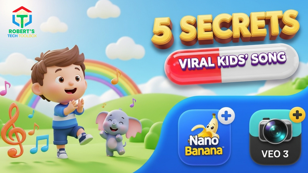 Faceless AI KIDS SONG PROMPT PACK (Nano Banana + VEO 3) | Digital Download