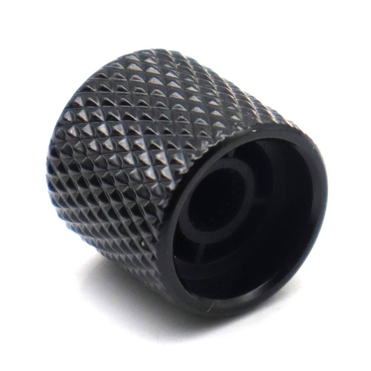 3Pcs Metal Flat Top Volume/Tone Guitar Knobs 6MM Shaft Guitar Knobs Black