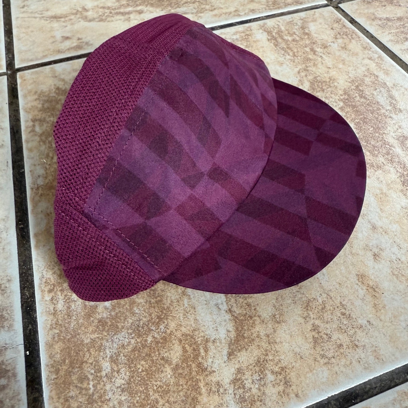 Salomon Purple Running Hat Cap Performance Adjustable Sport OSFA