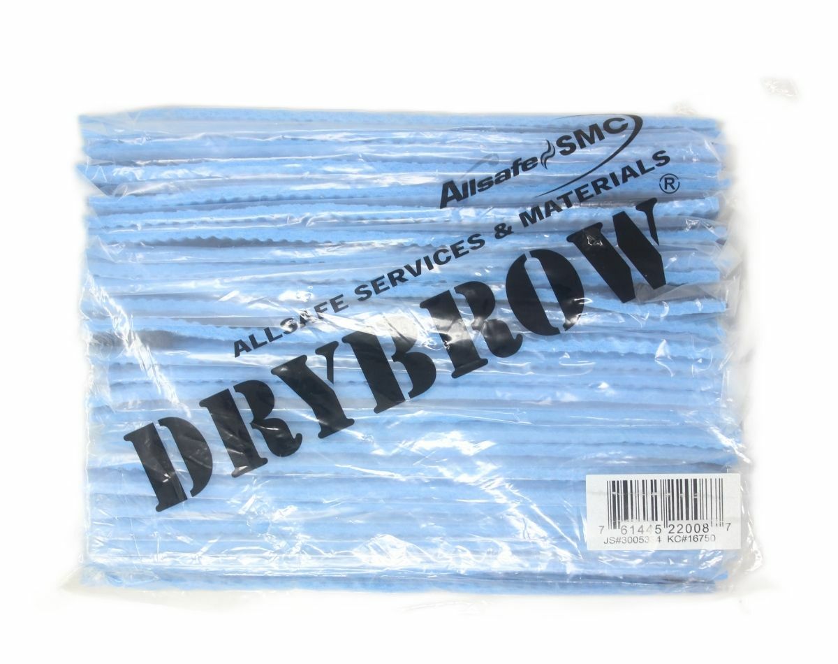 AllSafe SMC Drybrow Wrist Wraps 8.5" - 25CT