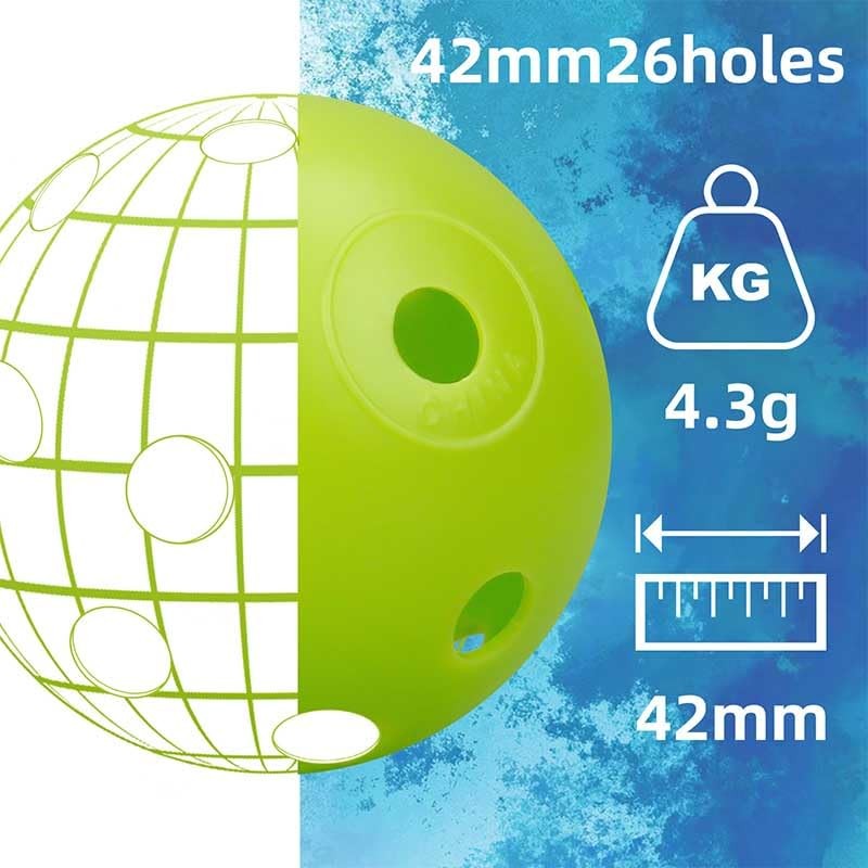 100 Pack Practice Golf Balls Airflow Hollow Plastic Golf Balls Practice Train