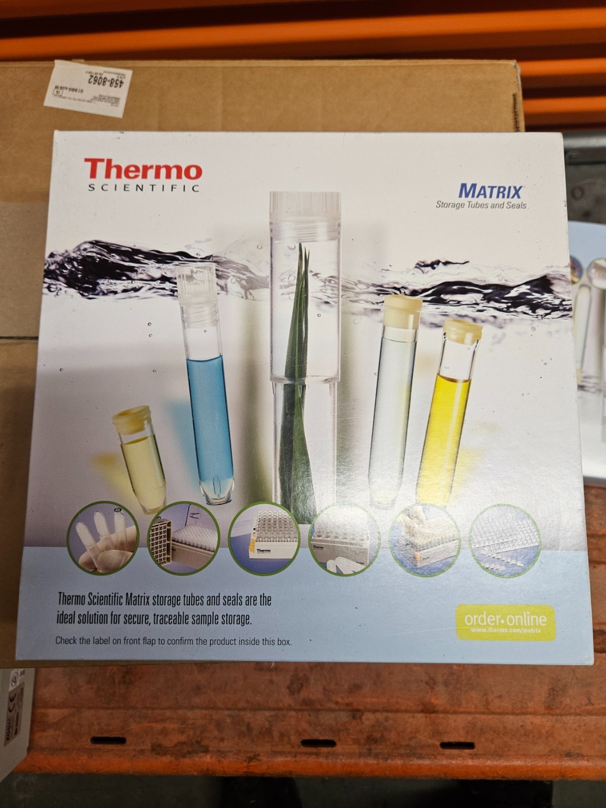 Thermo Scientific Matrix ScreenMates Tubes 0.75mL 4271 – 10 Racks (960) New
