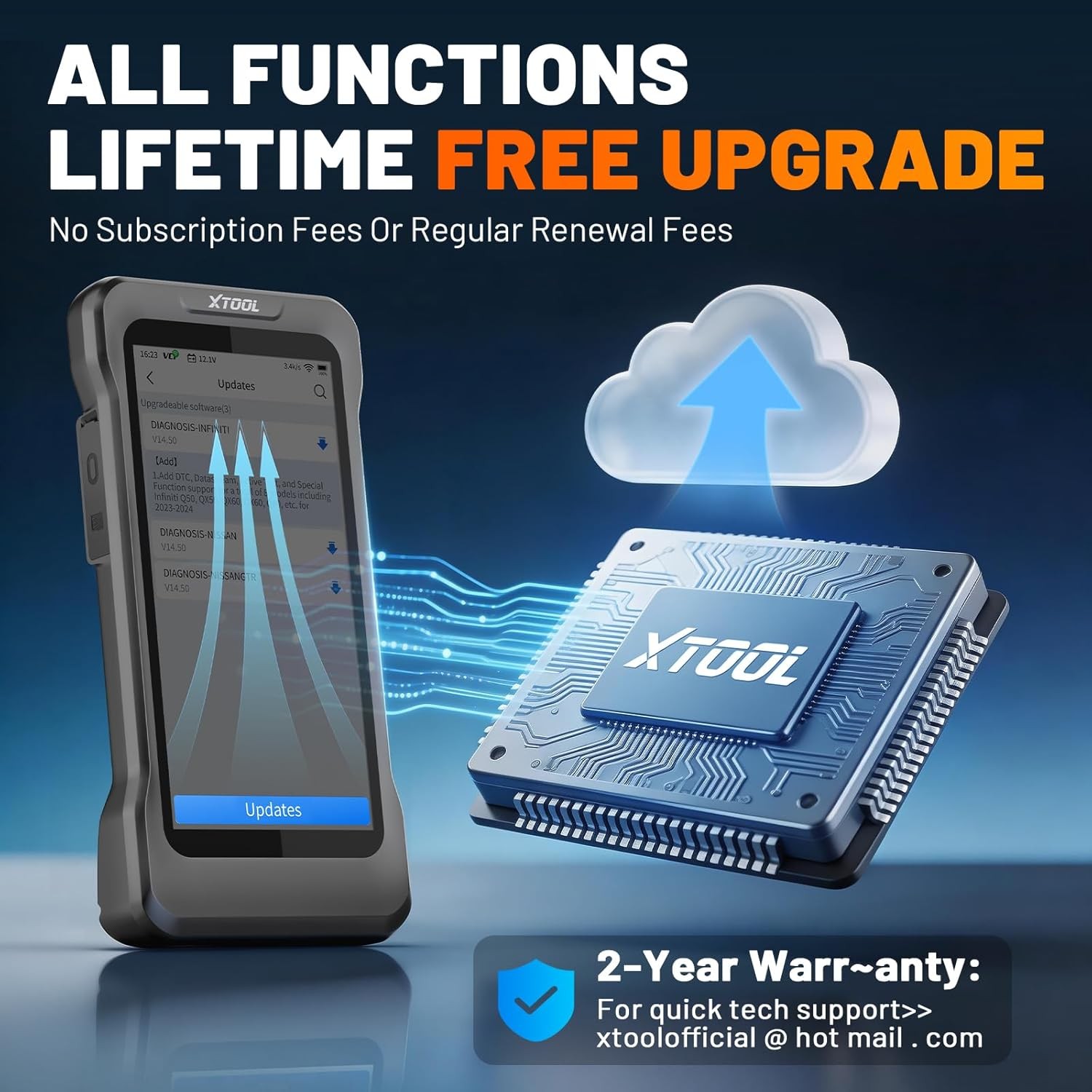 🏅2026 XTOOL TP580 All System Diagnostic Scanner TPMS Programming Relearn Tool