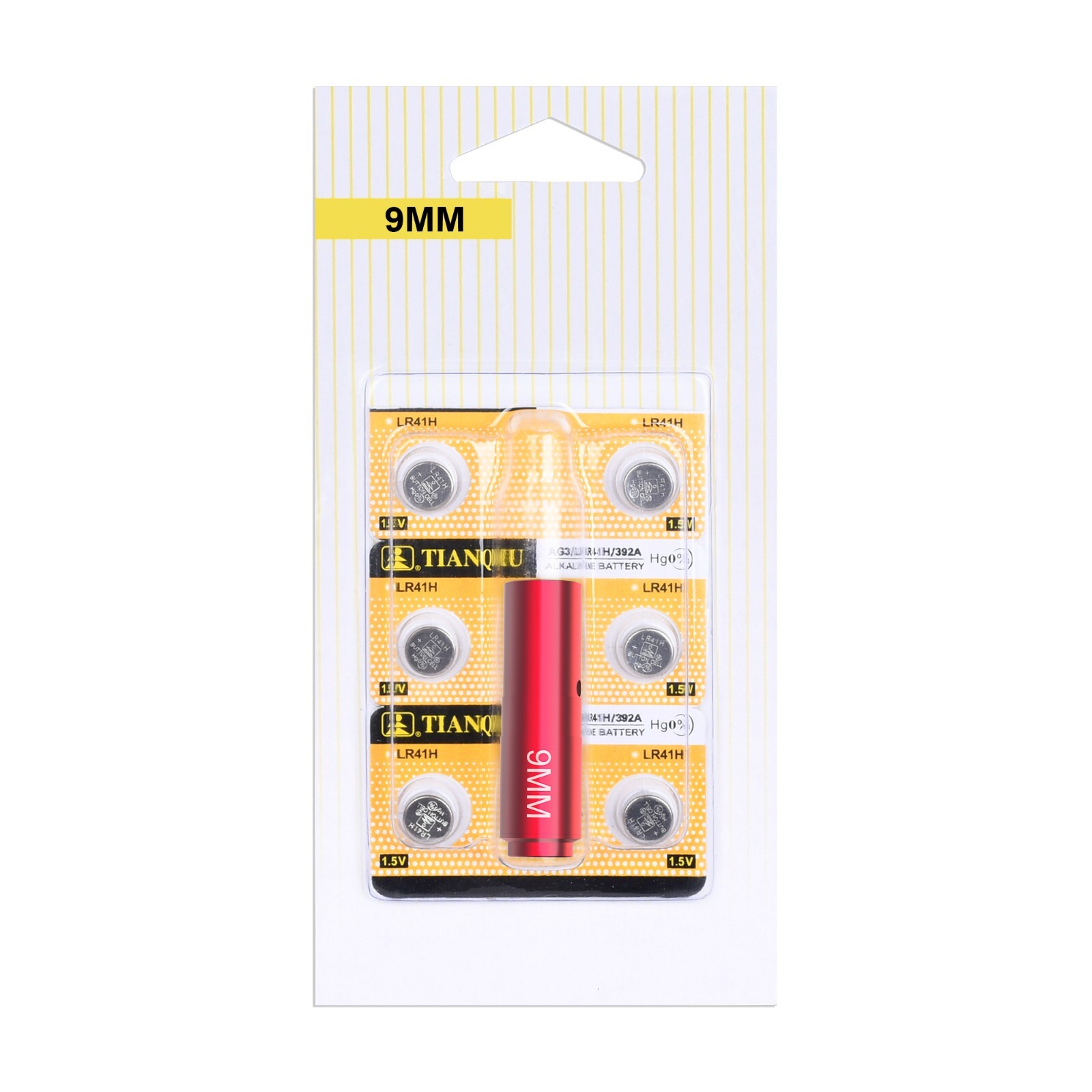 9MM Bore Sight Red Dot Boresighters with Six Batteries