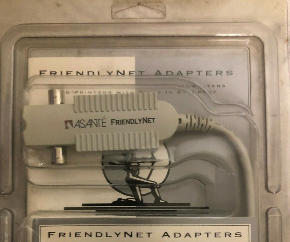 NOS Asante Friendlynet Ethernet Media Adapter FNTNA Thin-Self Terminated 99-0016