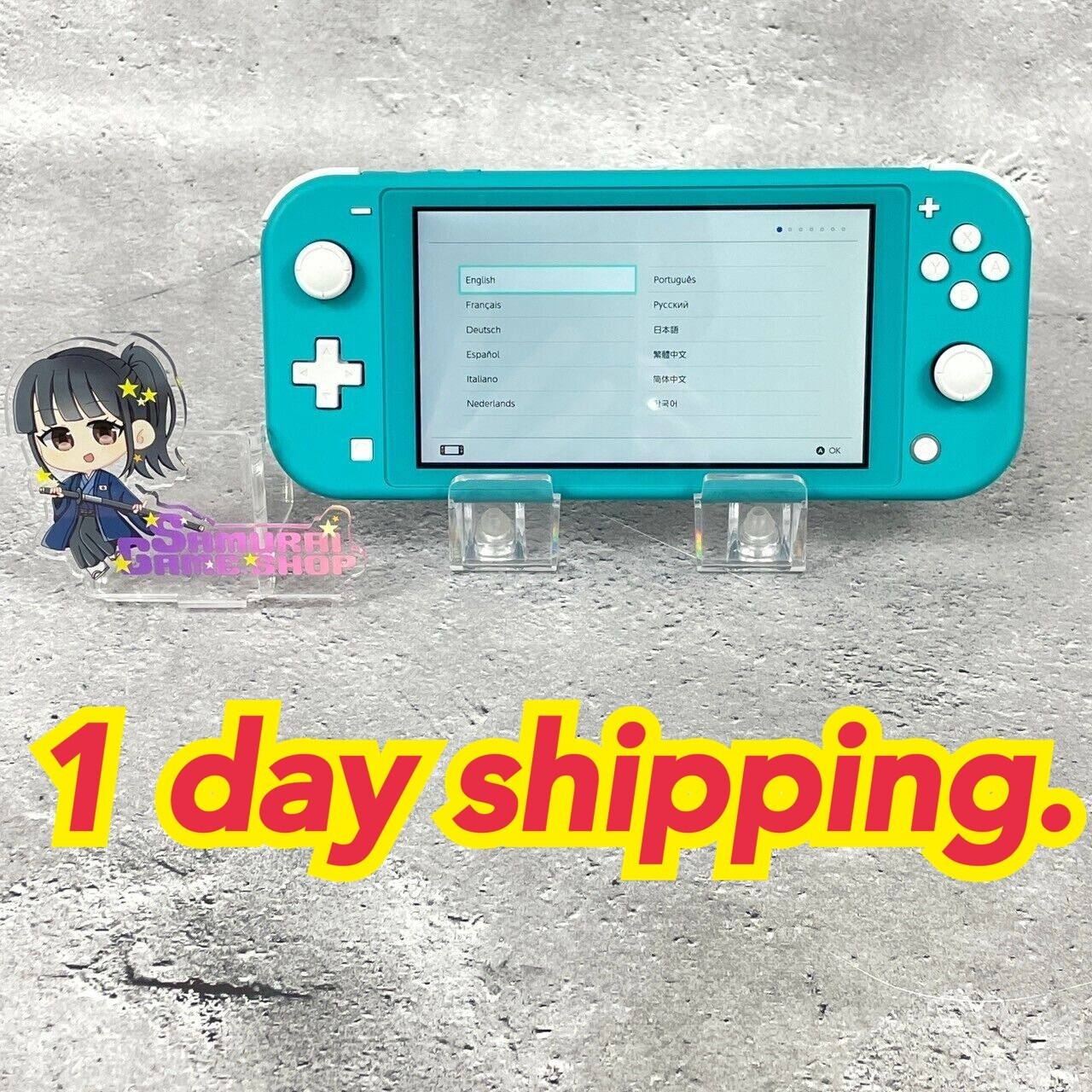 Nintendo Switch Lite Turquoise Console Only Excellent Condition Region Free