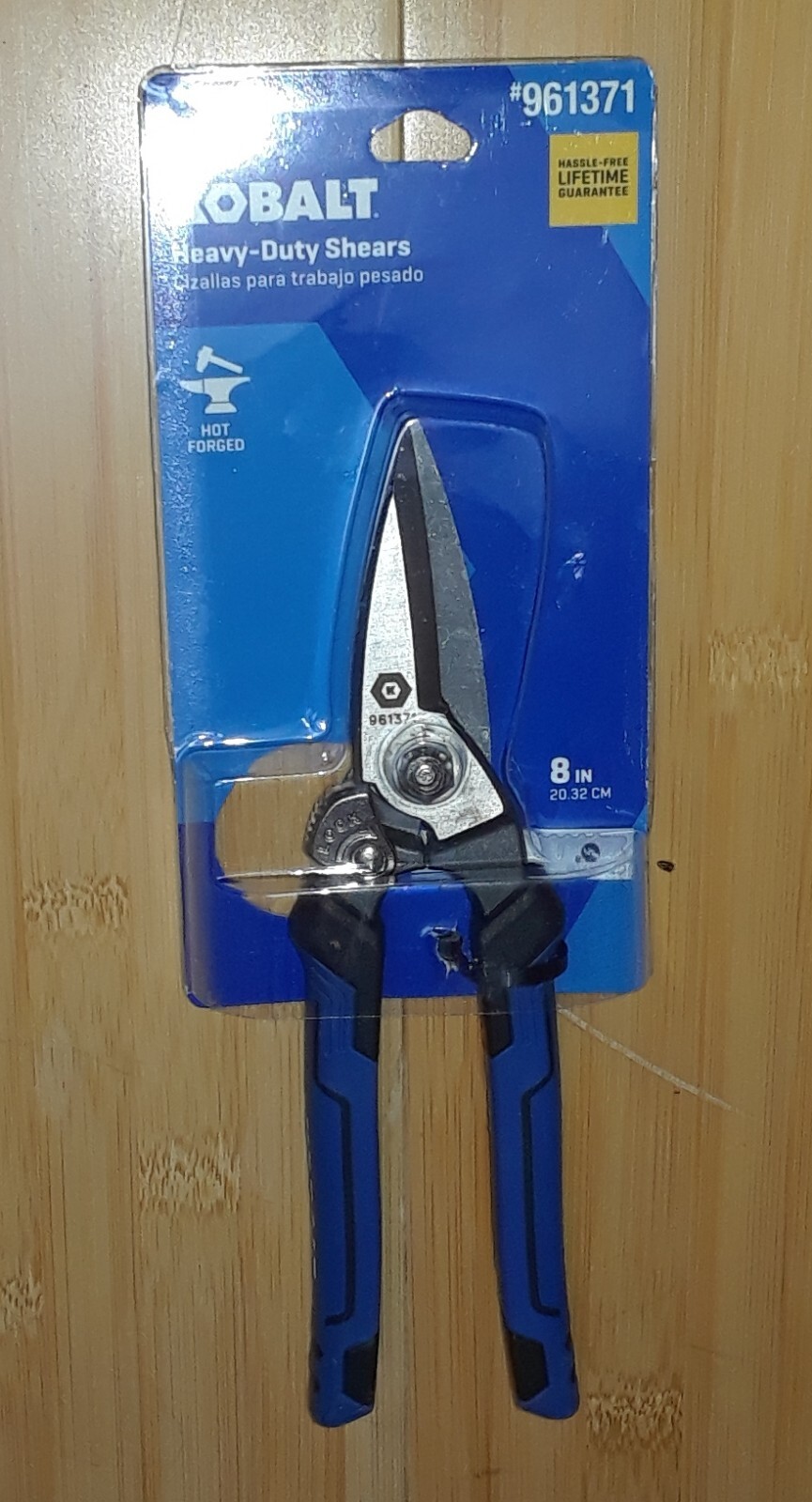 New Kobalt Heavy-Duty Shears 8 in Hot Forged Steel Blade. Model #57373, #961371