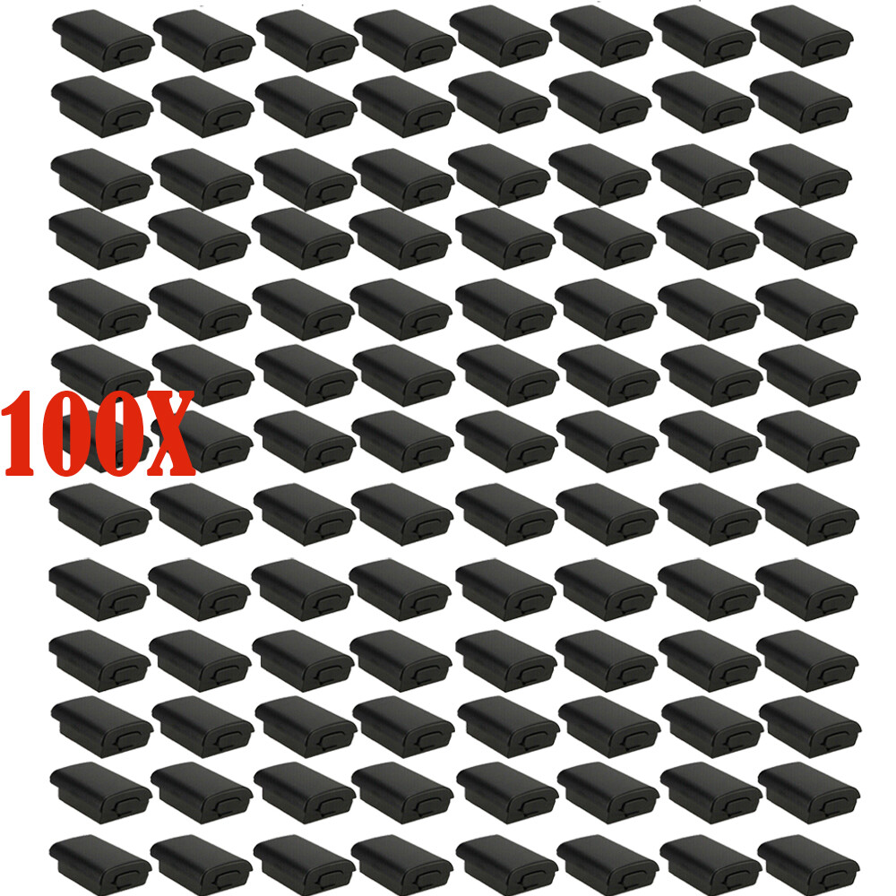100PC AA Battery Back Cover Case Shell Pack for Xbox 360 Wireless Controller USA