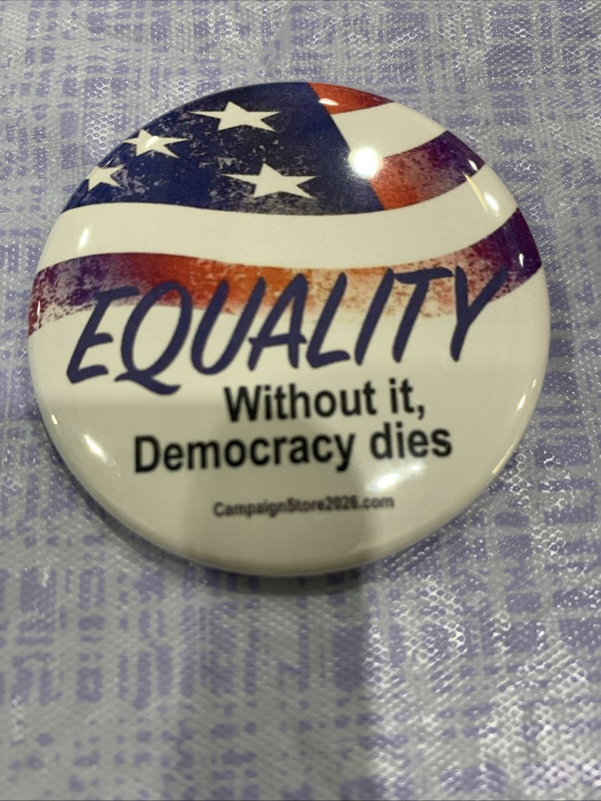 2025 Equality Political Pinback Button 2.25 Inch