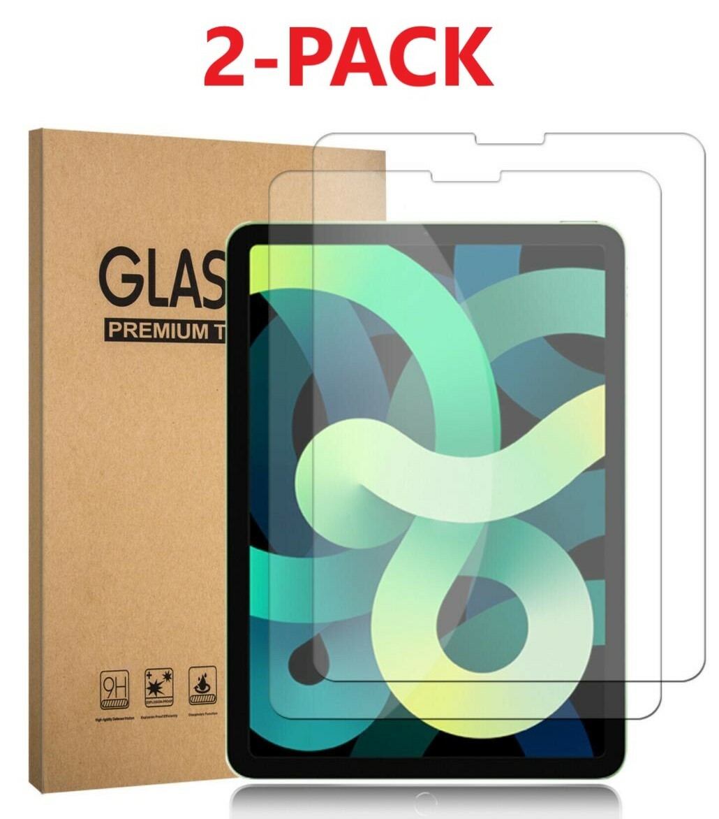 2-PACK Tempered Glass Screen Protector Cover For iPad Air 5 10.9'' 5th Gen 2022