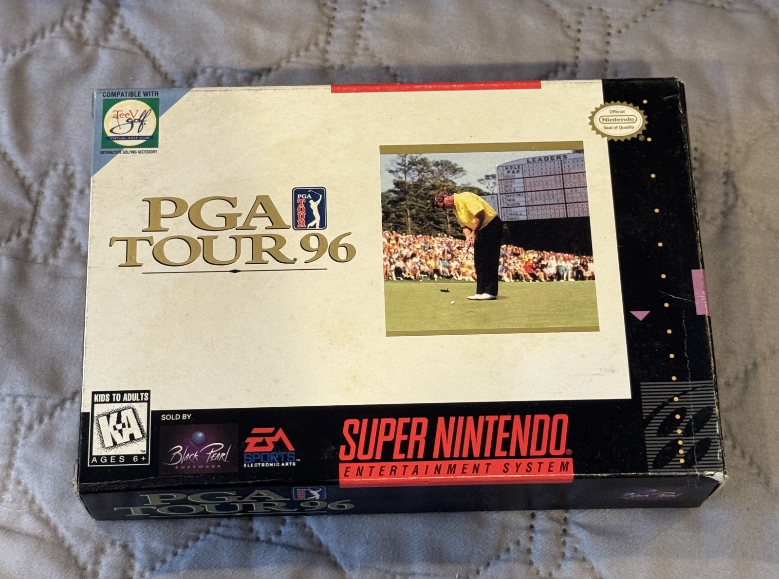 PGA Tour 96 Golf  *  Snes Box Only * Super Nintendo Original box