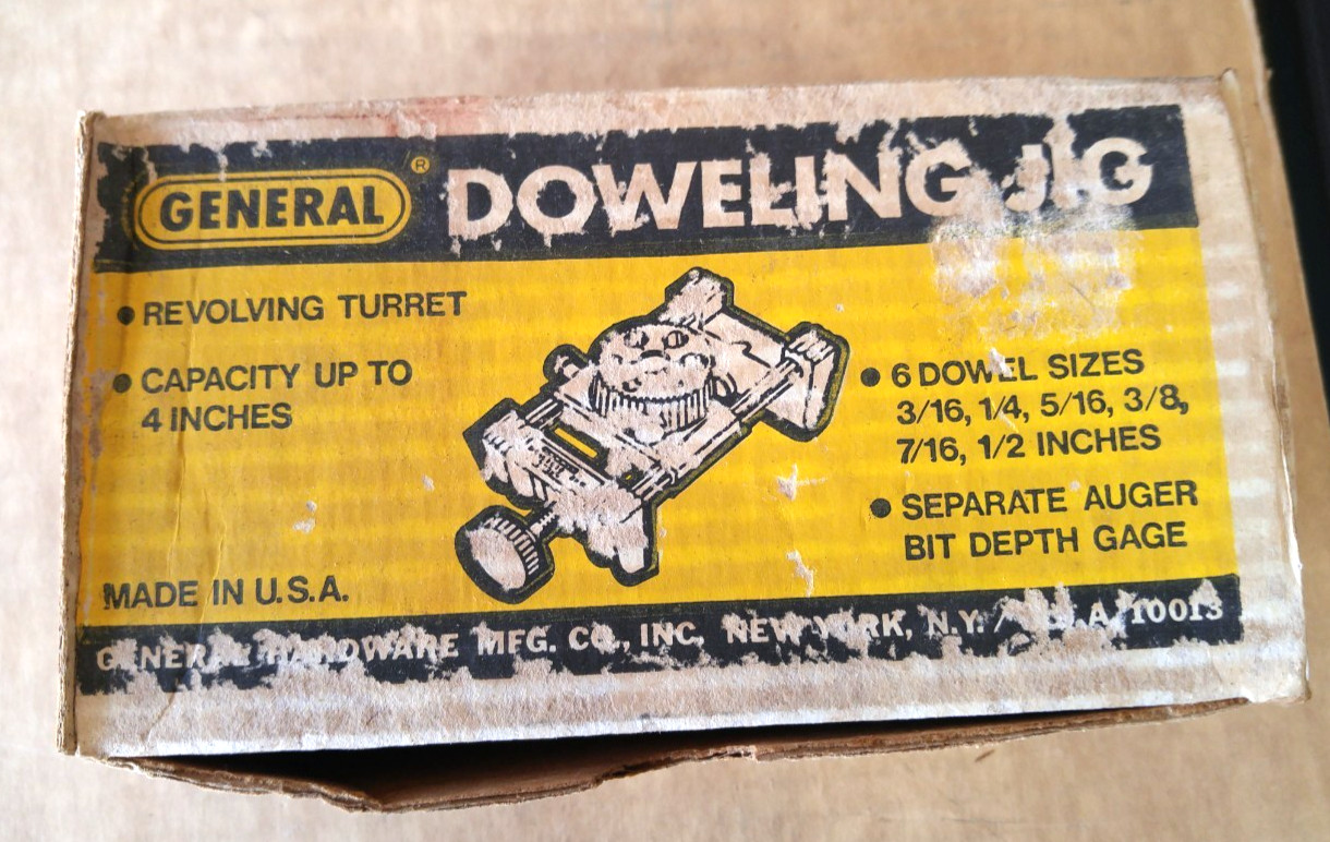 New old stock vintage General Doweling Jig Model 840 made in USA