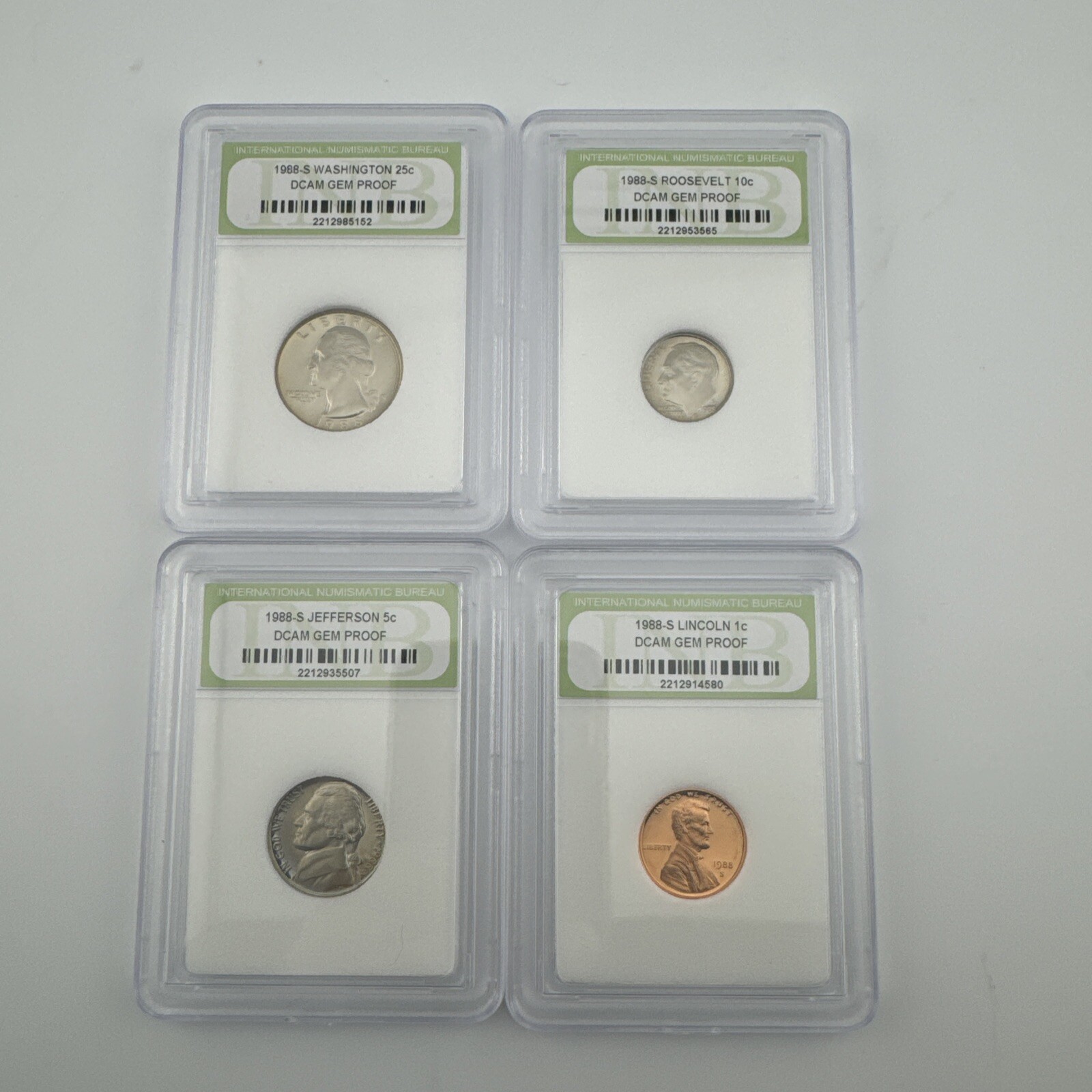 1988-S *UNITED STATES PROOF SET* PROOF (on Slabs). DCAM Gem Proof