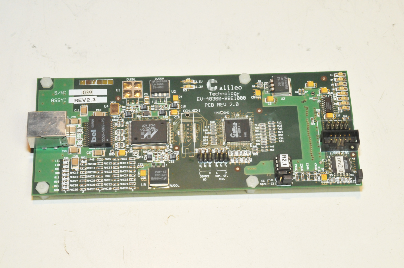 Galileo Technology EV48360-88E1000 Rev. 2 Ethernet Development Module  Used