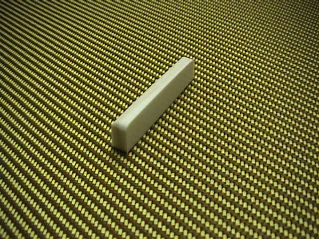 AAA BONE NUT BLANK for UKULELE - PREMIUM QUALITY HANDMADE PRO LUTHIER'S STOCK