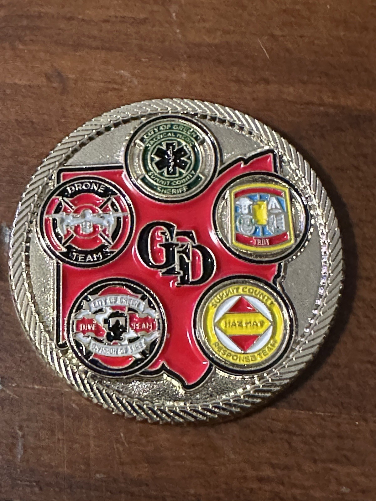 IAFF Local 2964 Fire Fighters Fire Department - Challenge Coin