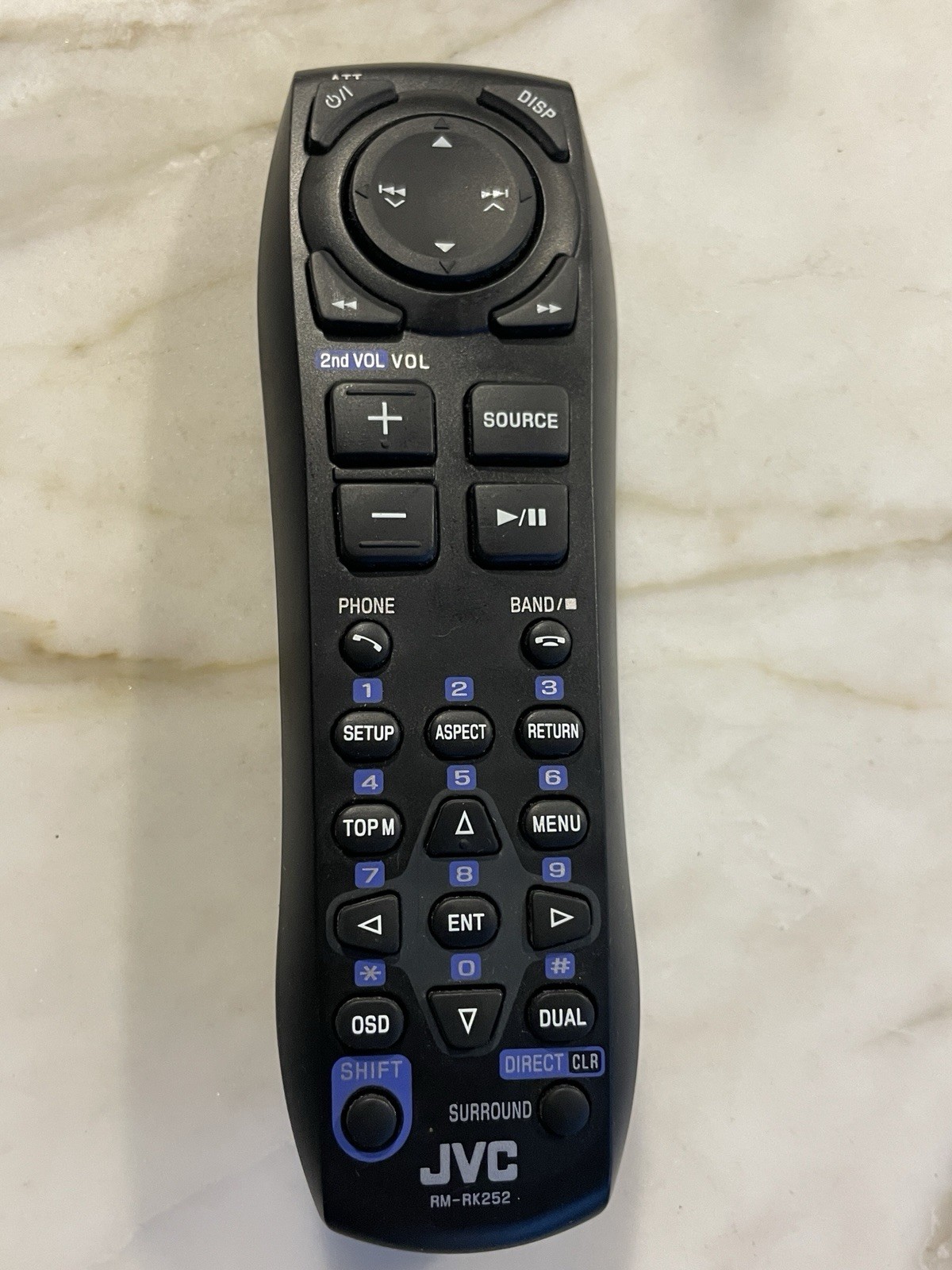 JVC RM-RK252 REMOTE CONTROL JVC RM-RK252 CONTROL REMOTE JVC RM-RK252 REMOTE OEM