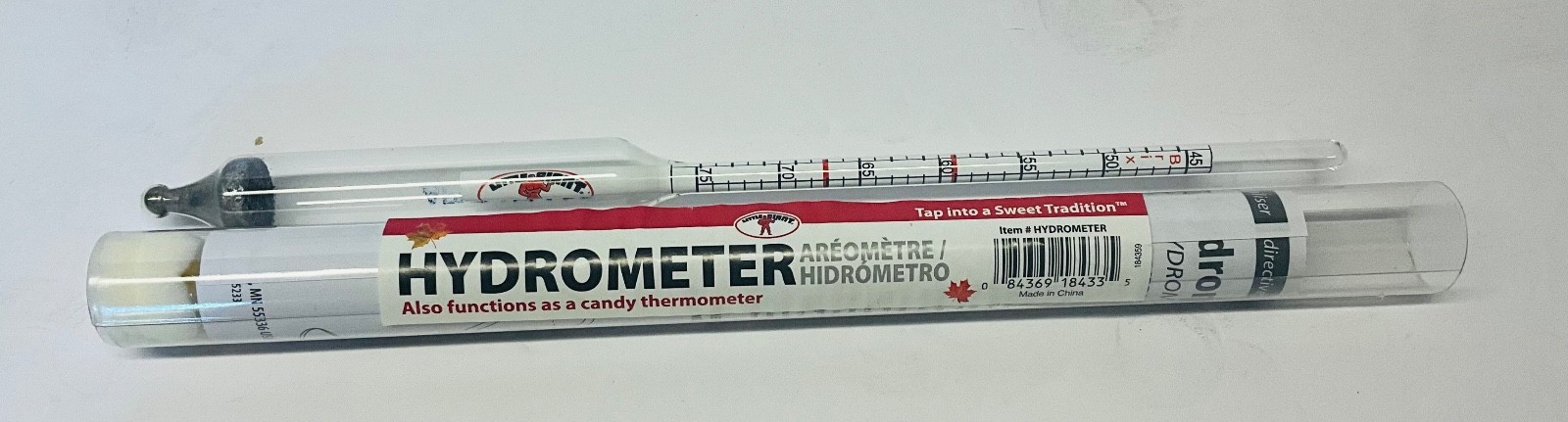 LITTLE GIANT HYDROMETER/CANDY THERMOMETER NEW