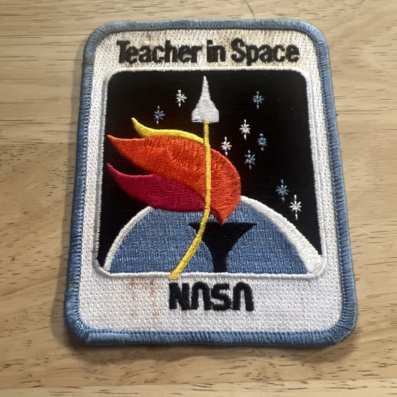 NASA “Teacher In Space” Shuttle Mission Patch. VTG
