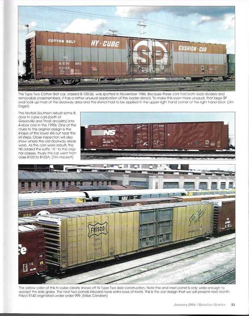 Mainline Modeler Jan 2004 N&W Horseshoe Depot Simplot KCS B-3 Soo Bevier Mine