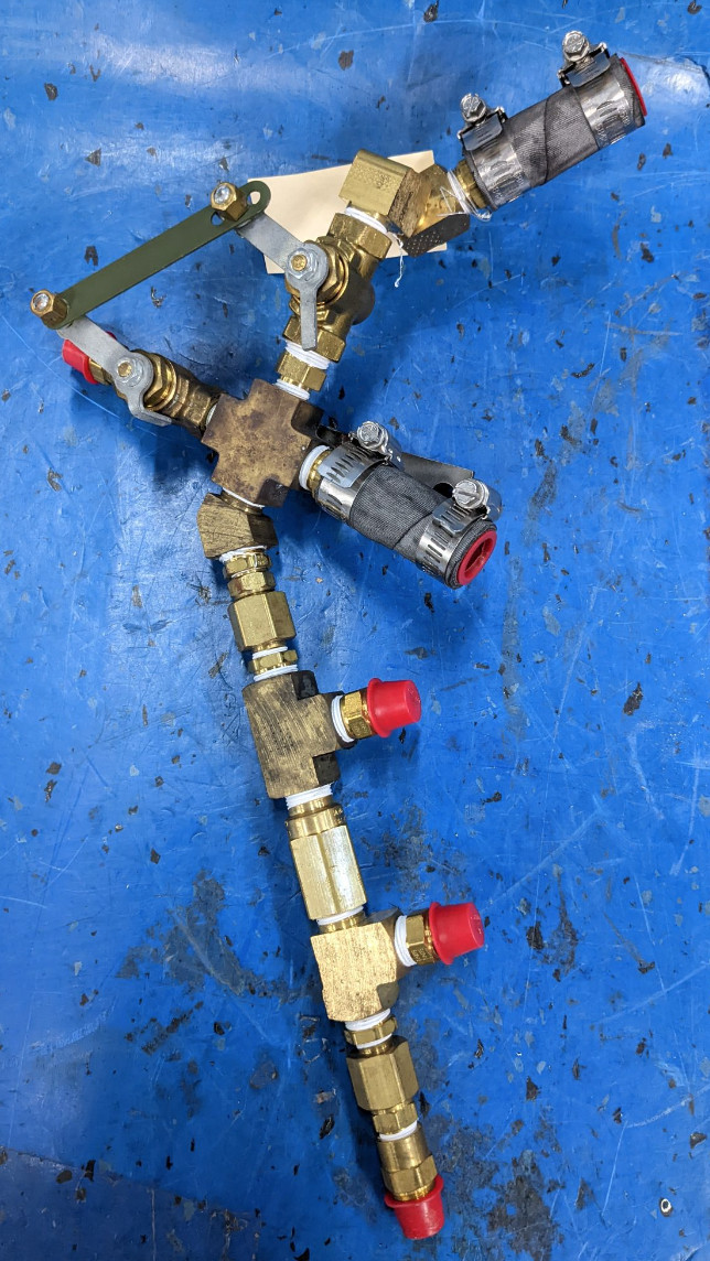 Deep Water Fording Brass Hose Valve 2540-01-295-7461 Military Hummer Humvee